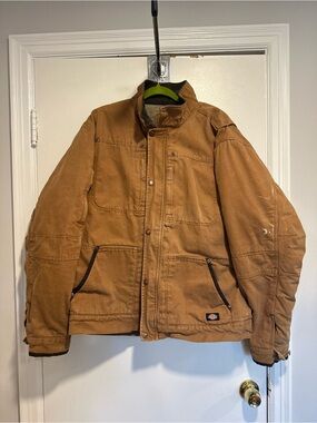 Dickies Duck Canvas hard-to-find Sz: 2XL-Tall Sherpa Lined Heavy Workwear Jacket